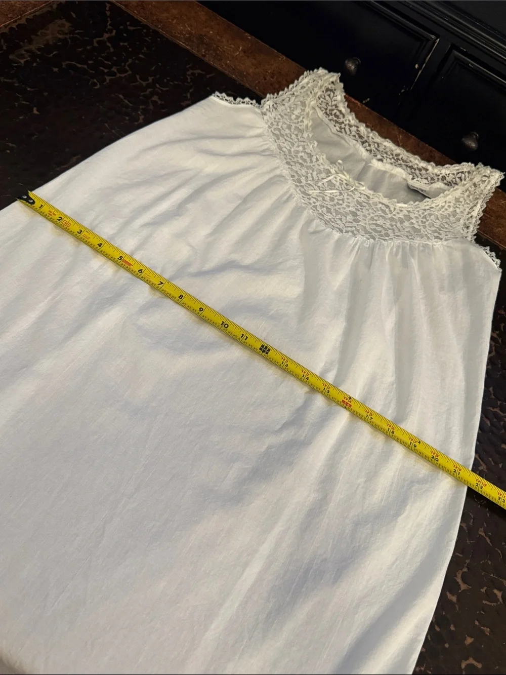 White Rose Katherine Harestad Cotton & Lace Vintage Romantic Victorian Nightgown